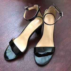 Black open-toed heels!